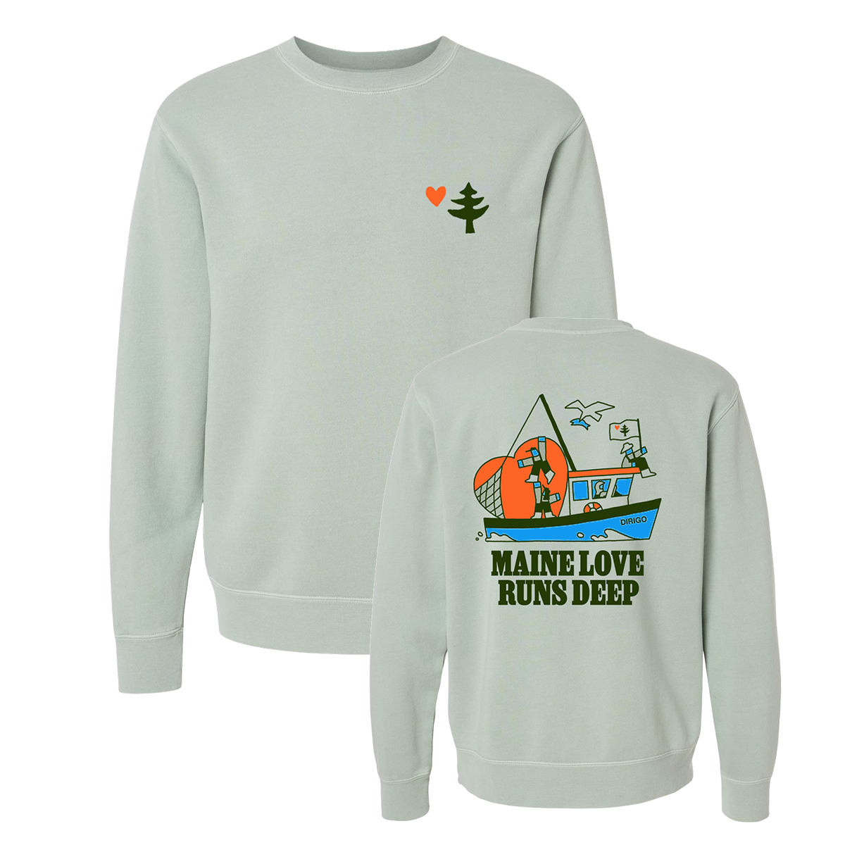 Maine Love Sweatshirt